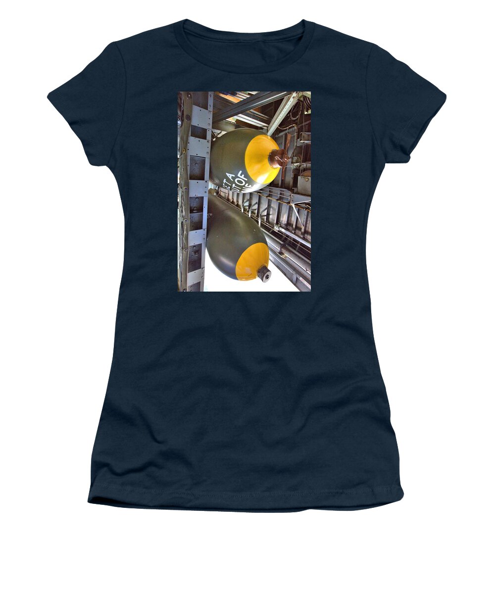 9258 Women's T-Shirt featuring the photograph Business of the Mission by Gordon Elwell
