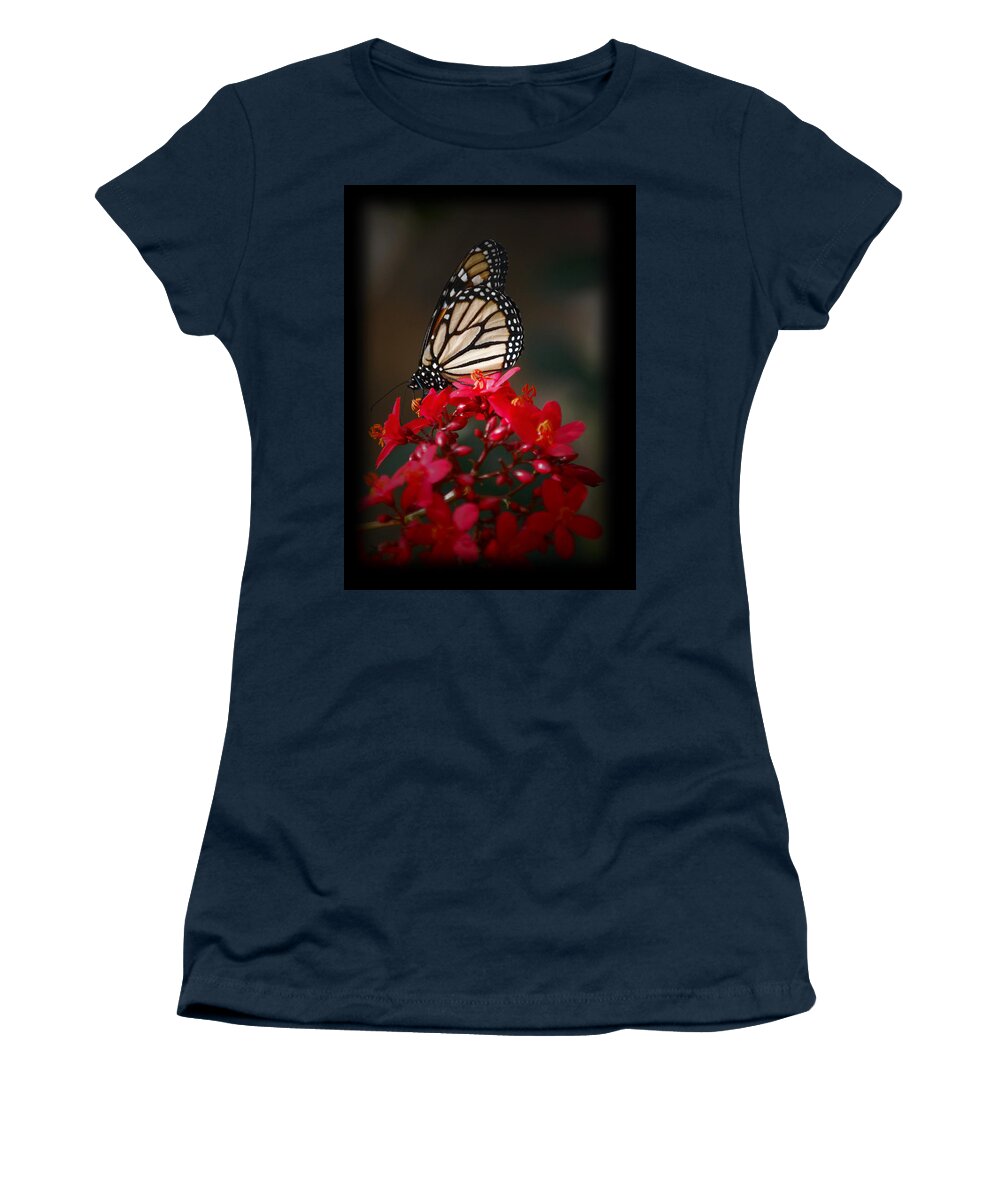 Butterfly Women's T-Shirt featuring the photograph Butterfly 6 by Leticia Latocki
