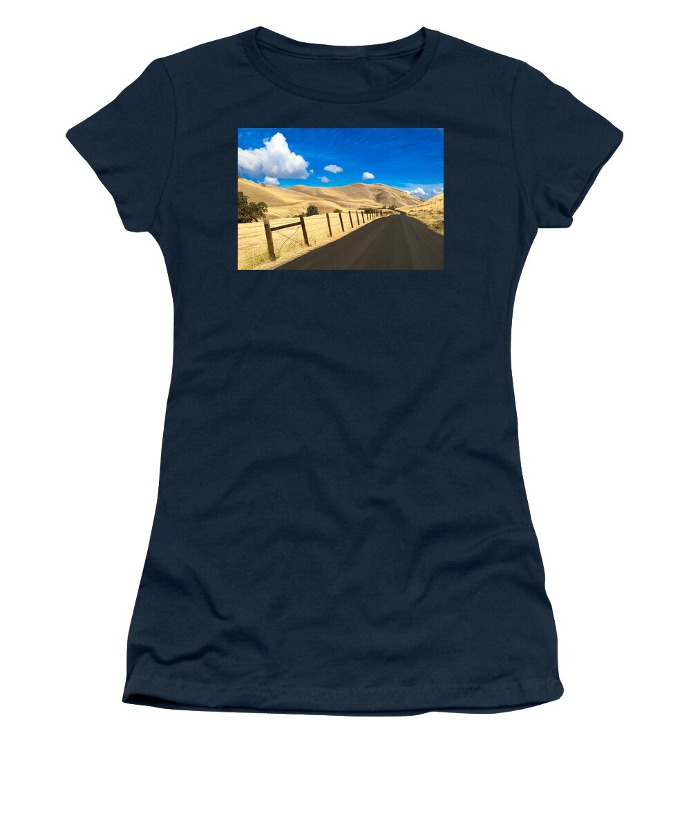 Antioch Women's T-Shirt featuring the photograph California Gold by Robin Mayoff