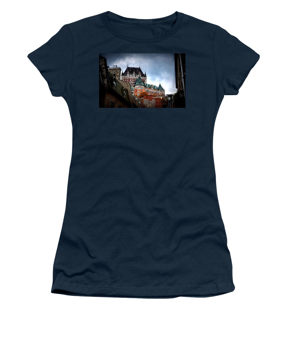 Canada Women's T-Shirt featuring the photograph Chateau by Bill Howard