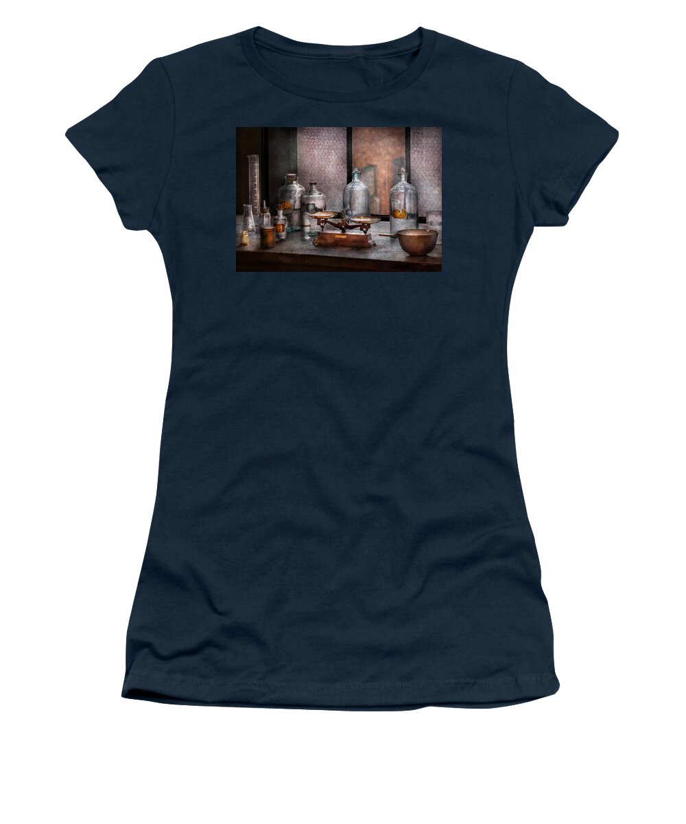 Hdr Women's T-Shirt featuring the photograph Chemist - The art of measurement by Mike Savad