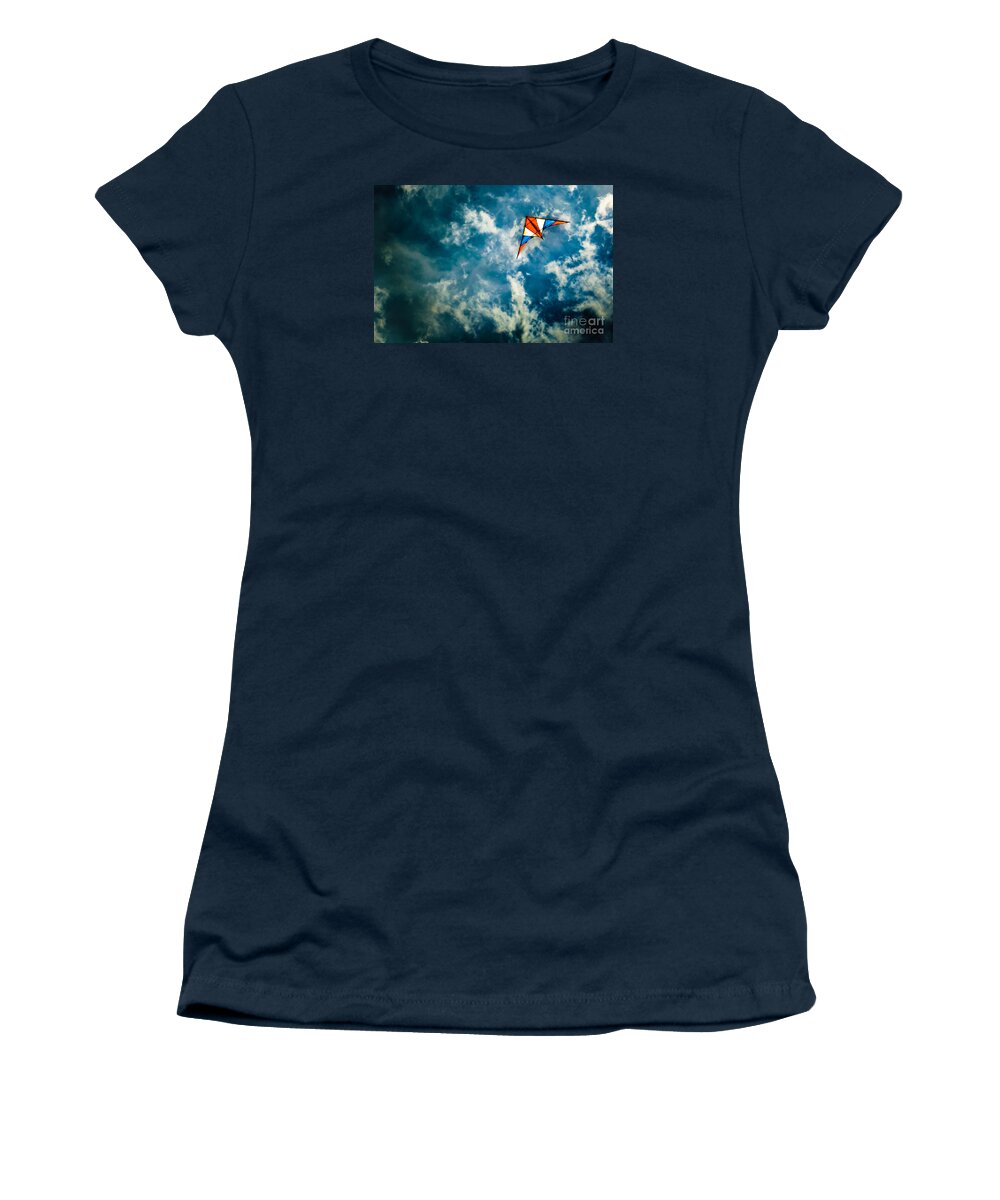 Kites Women's T-Shirt featuring the photograph Climbing by Michael Arend