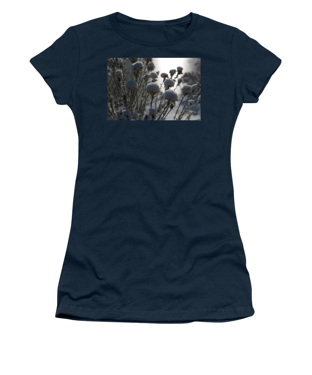 Winter Women's T-Shirt featuring the photograph Cold Winter Light by Cascade Colors