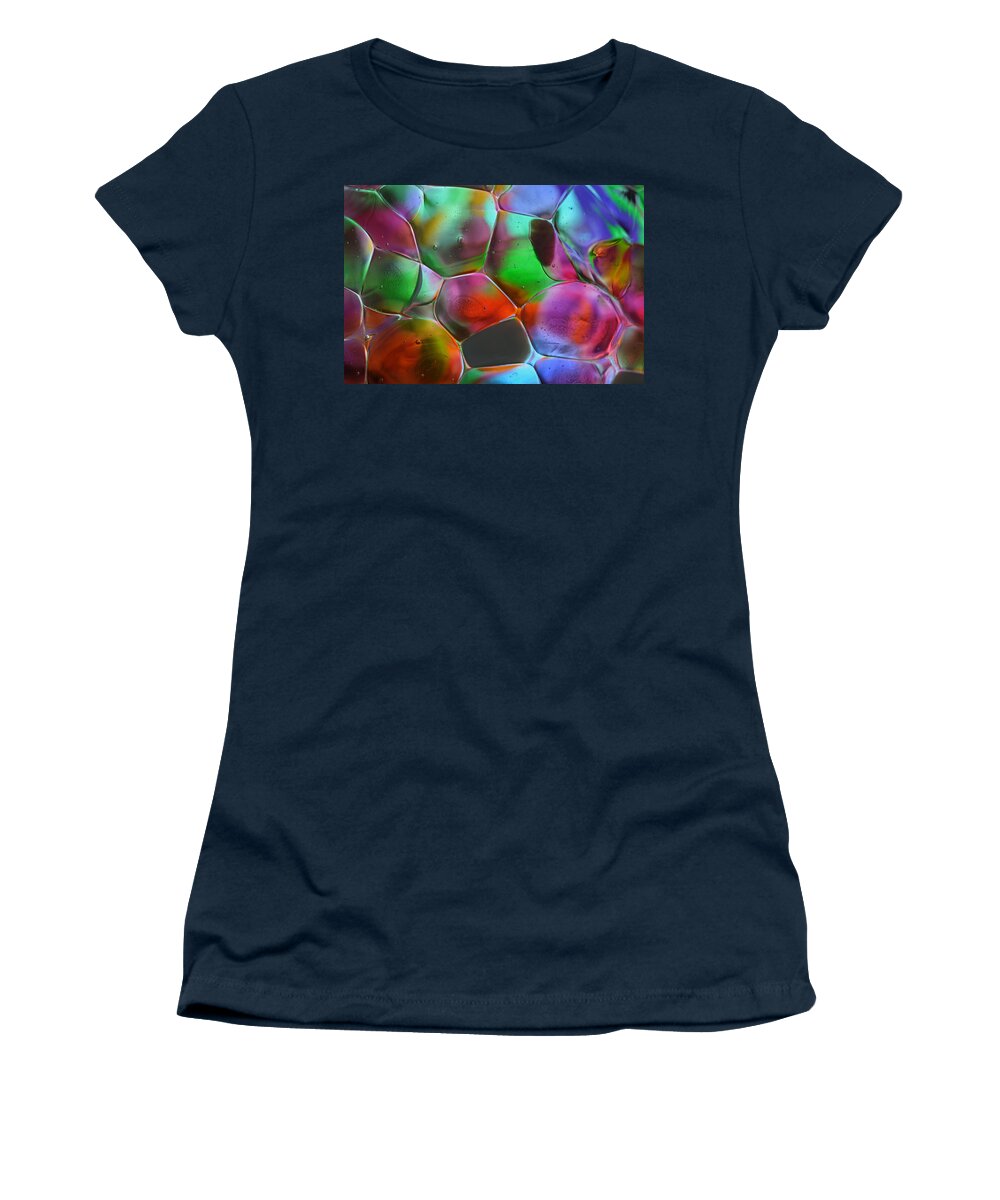 Glass Women's T-Shirt featuring the photograph Colorful Blown Glass by Liz Mackney
