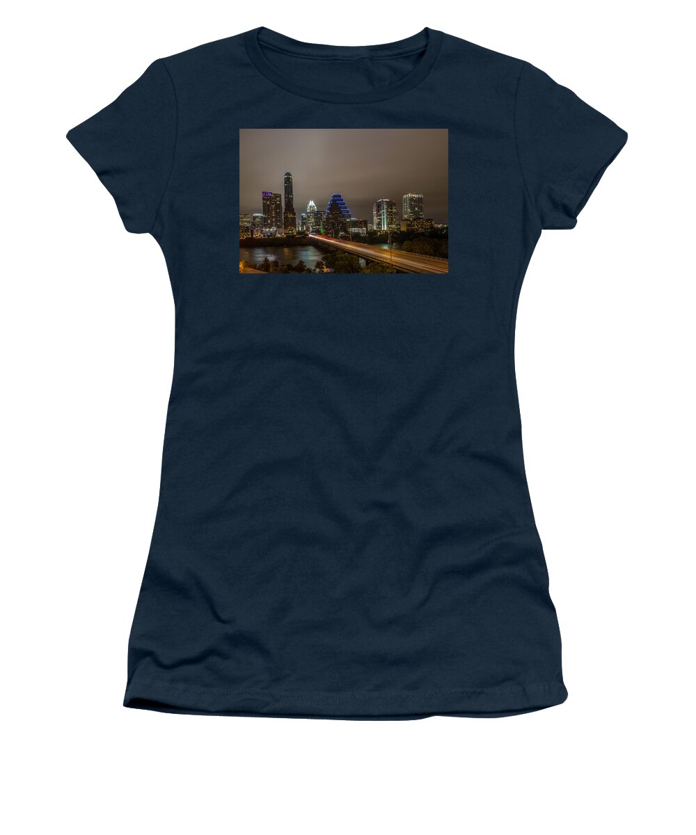 Austin Women's T-Shirt featuring the photograph Congress Avenue Bridge by David Downs