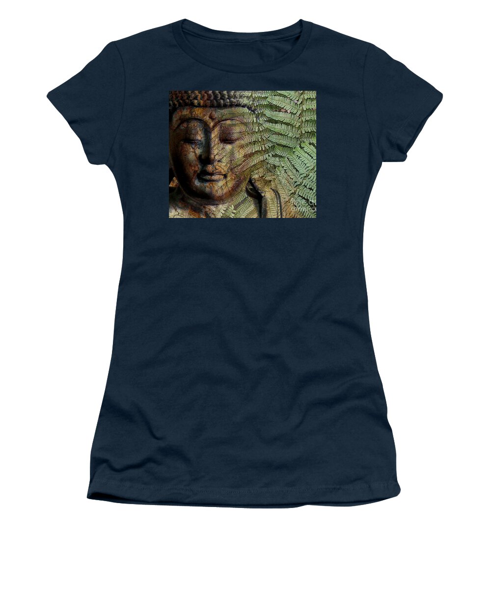 Buddha Art Women's T-Shirt featuring the photograph Convergence of Thought by Christopher Beikmann