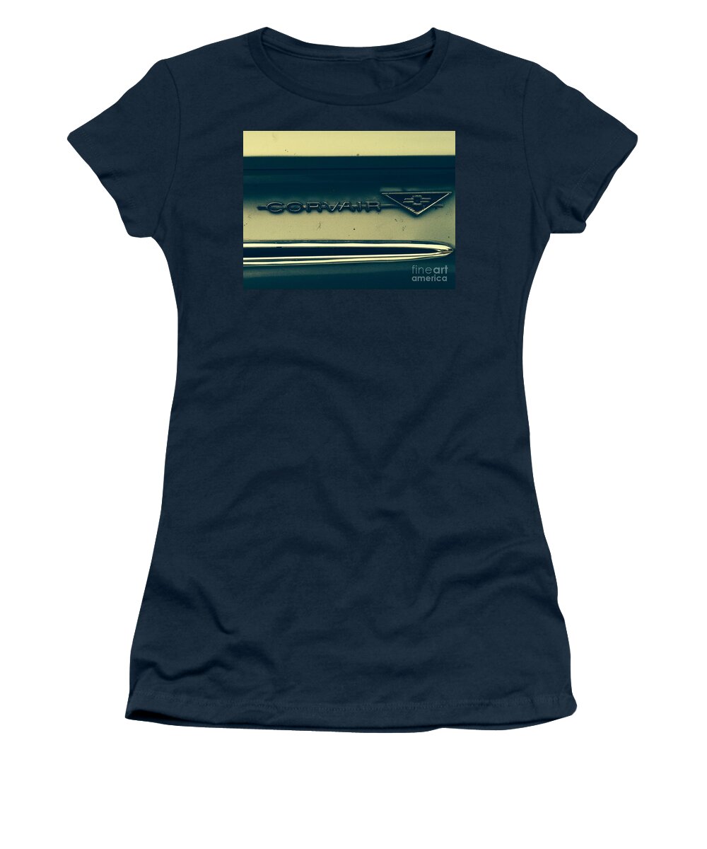 Classic Cars Women's T-Shirt featuring the photograph Corvair by Michael Krek