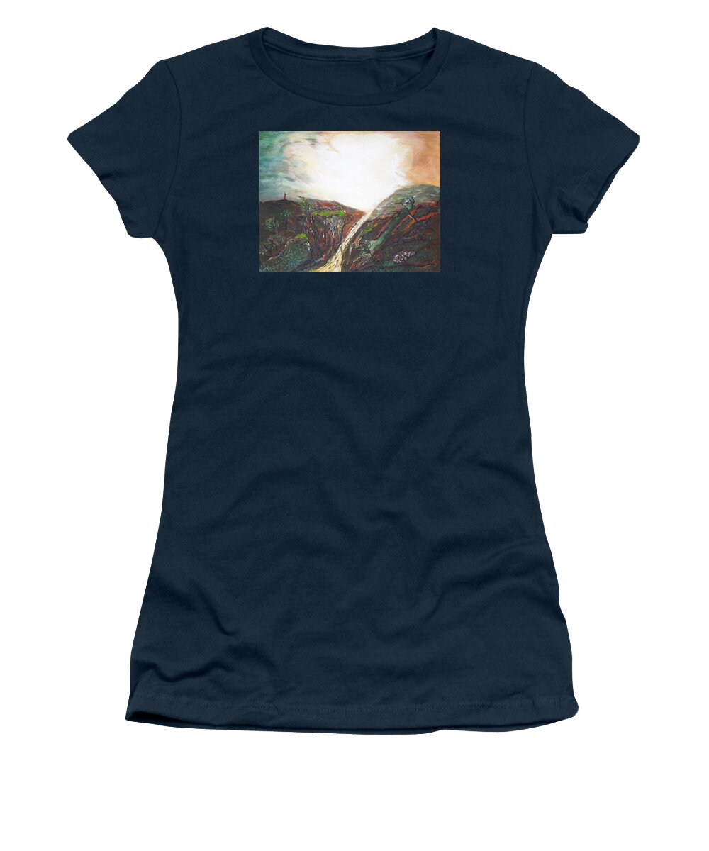 Life Women's T-Shirt featuring the painting Creation by Randolph Gatling