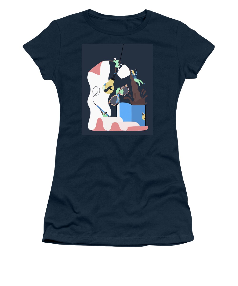 20-24 Years Women's T-Shirt featuring the photograph Creative People Working Together by Ikon Images