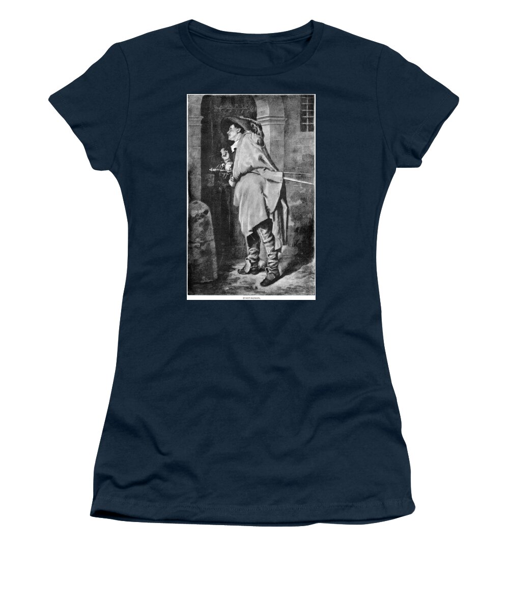 D'artagnan Women's T-Shirt featuring the painting D'Artagnan by Unknown