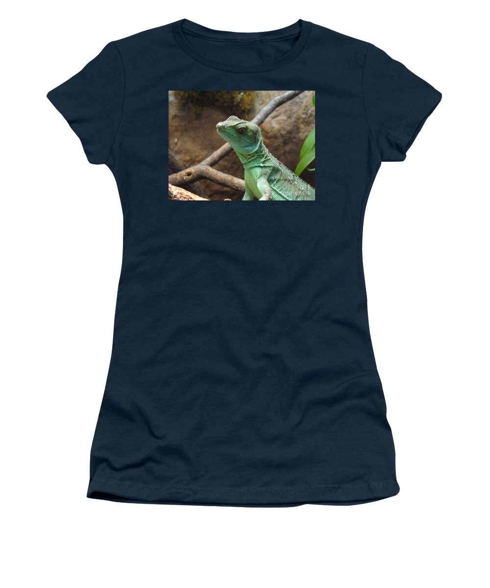 Reptile Women's T-Shirt featuring the photograph Dazed and Confused by Lingfai Leung