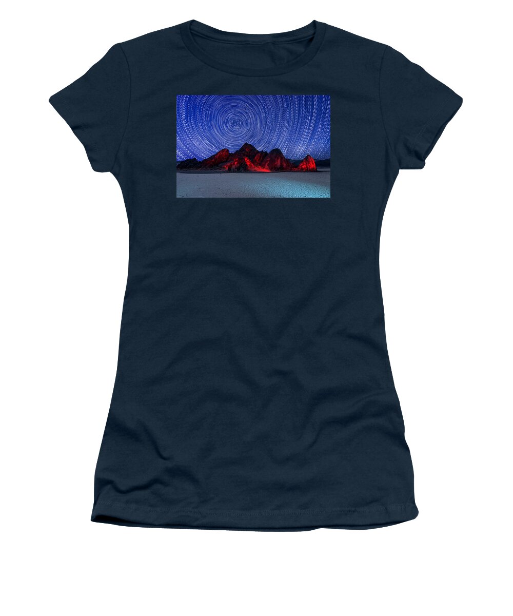 Death Valley Women's T-Shirt featuring the photograph Death Star by Dustin LeFevre