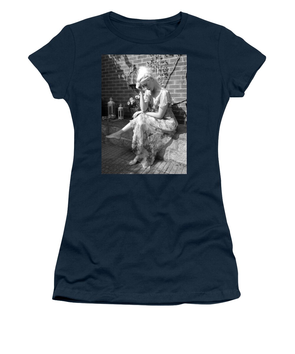  Women's T-Shirt featuring the photograph Deep In Thought by Asa Jones