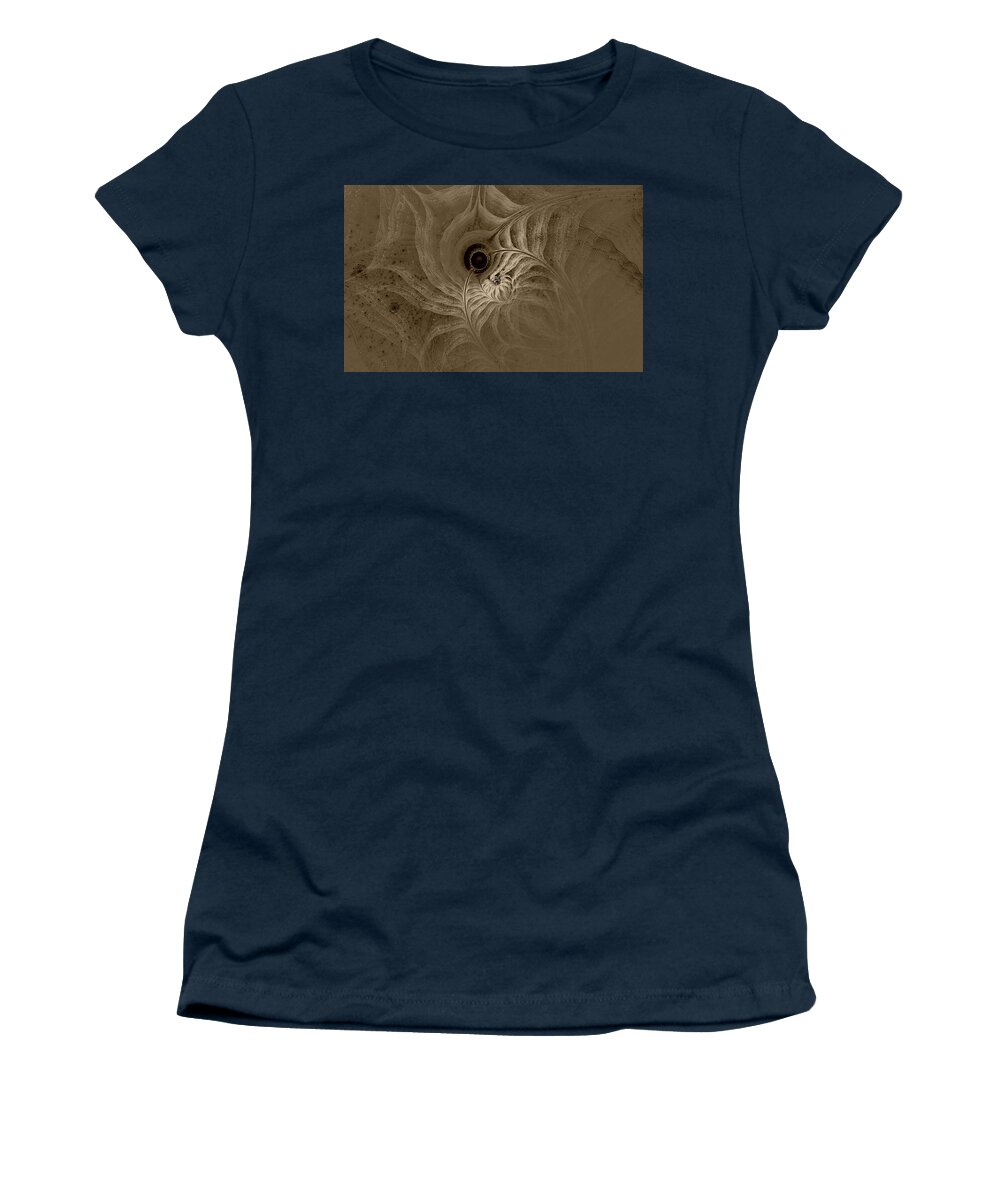 Fractal Women's T-Shirt featuring the digital art Desert Etching by Gary Blackman
