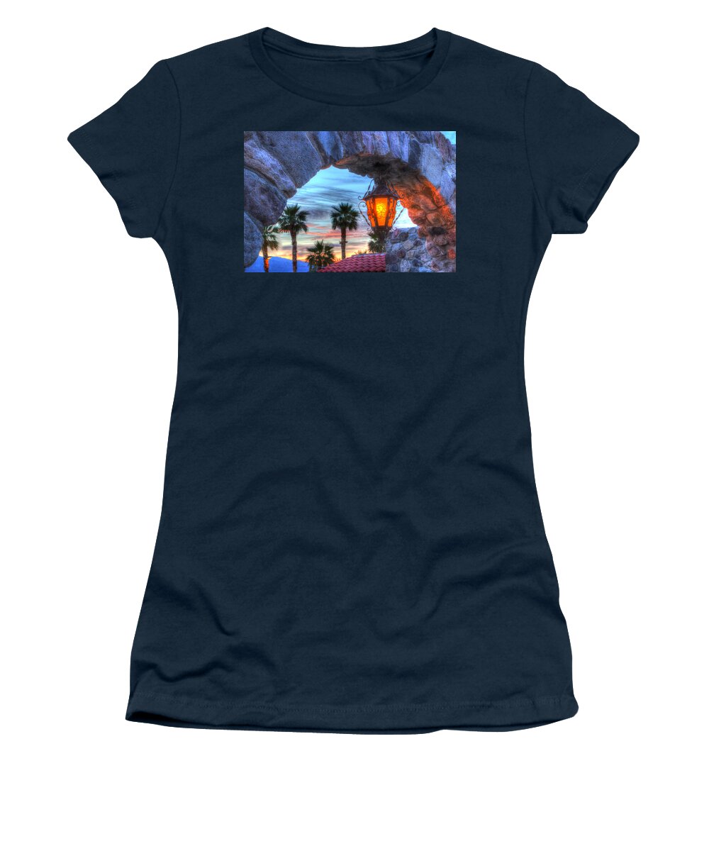 Death Women's T-Shirt featuring the photograph Desert Sunset View by Heidi Smith
