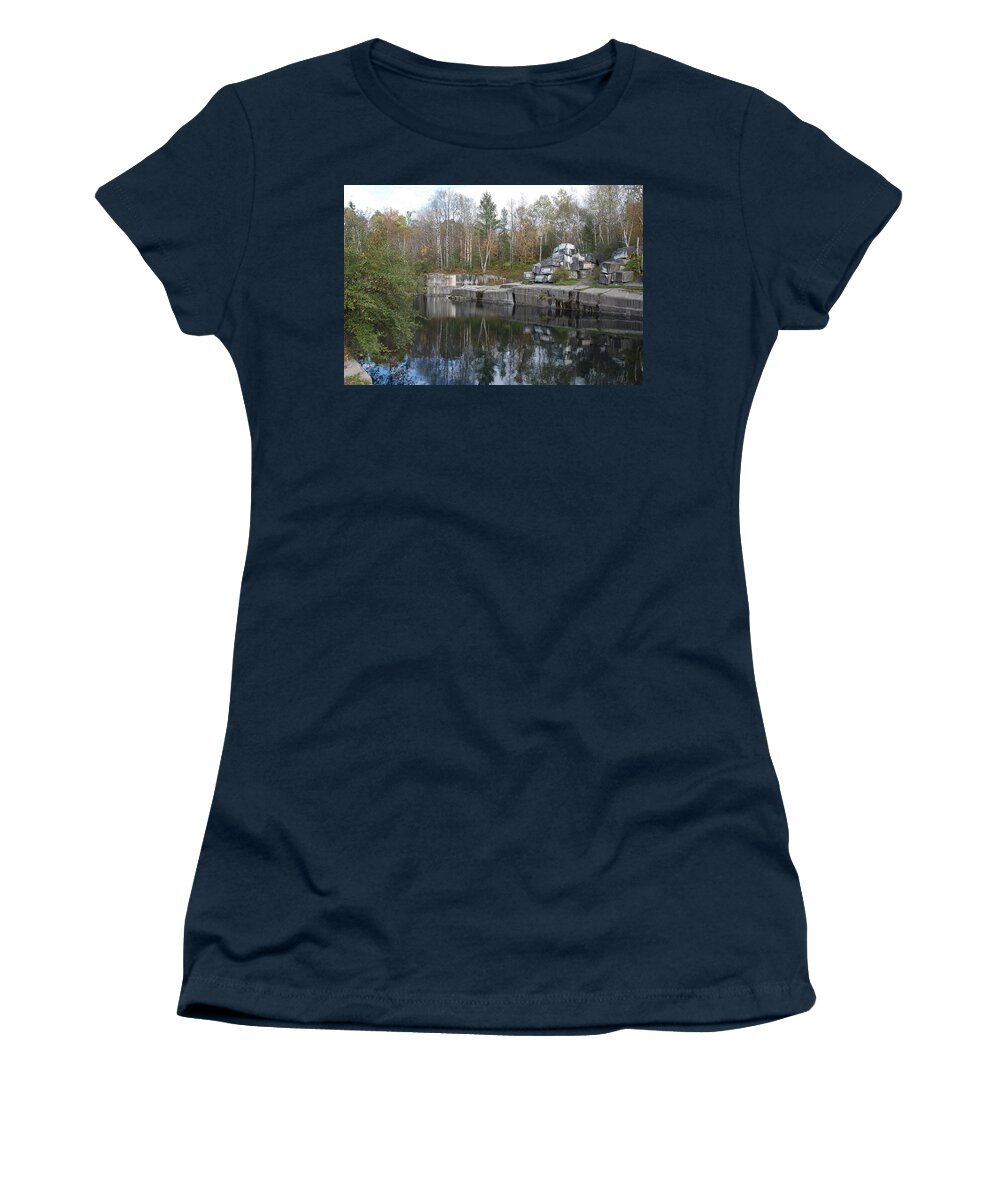 Quarries Women's T-Shirt featuring the photograph Dorset Quarry by John Schneider