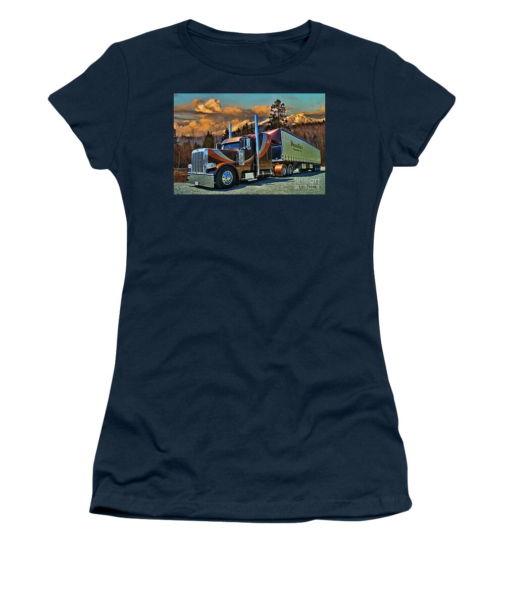 Trucks Women's T-Shirt featuring the photograph Downton's Transport by Randy Harris