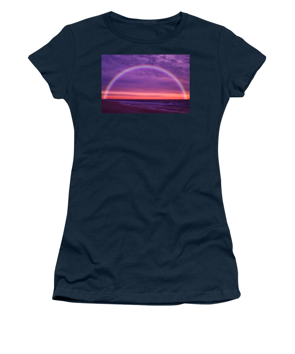 Jersey Shore Women's T-Shirt featuring the photograph Dream Along The Ocean by Angie Tirado