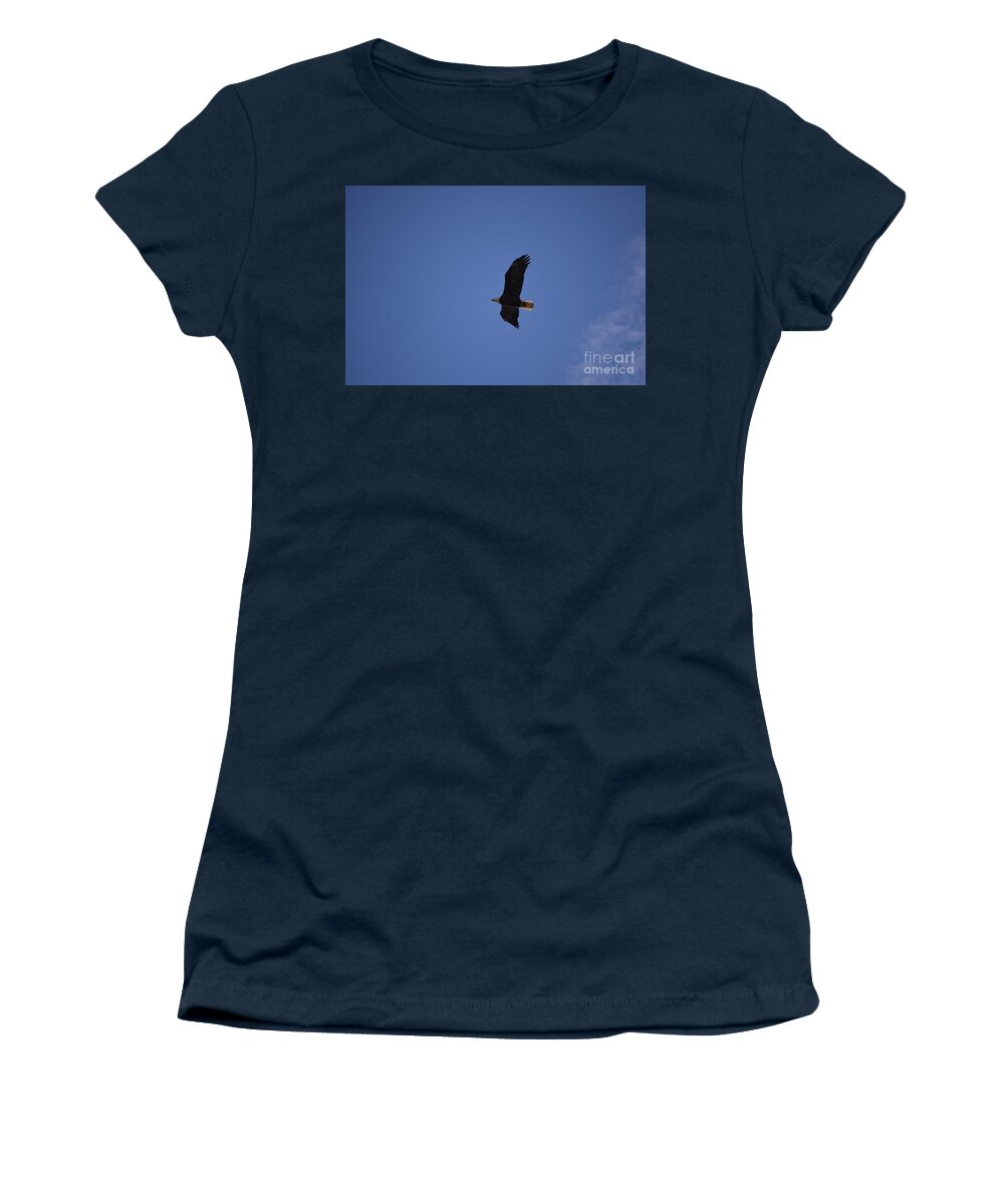 Bird Women's T-Shirt featuring the photograph Eagle 1 by Tamara Michael