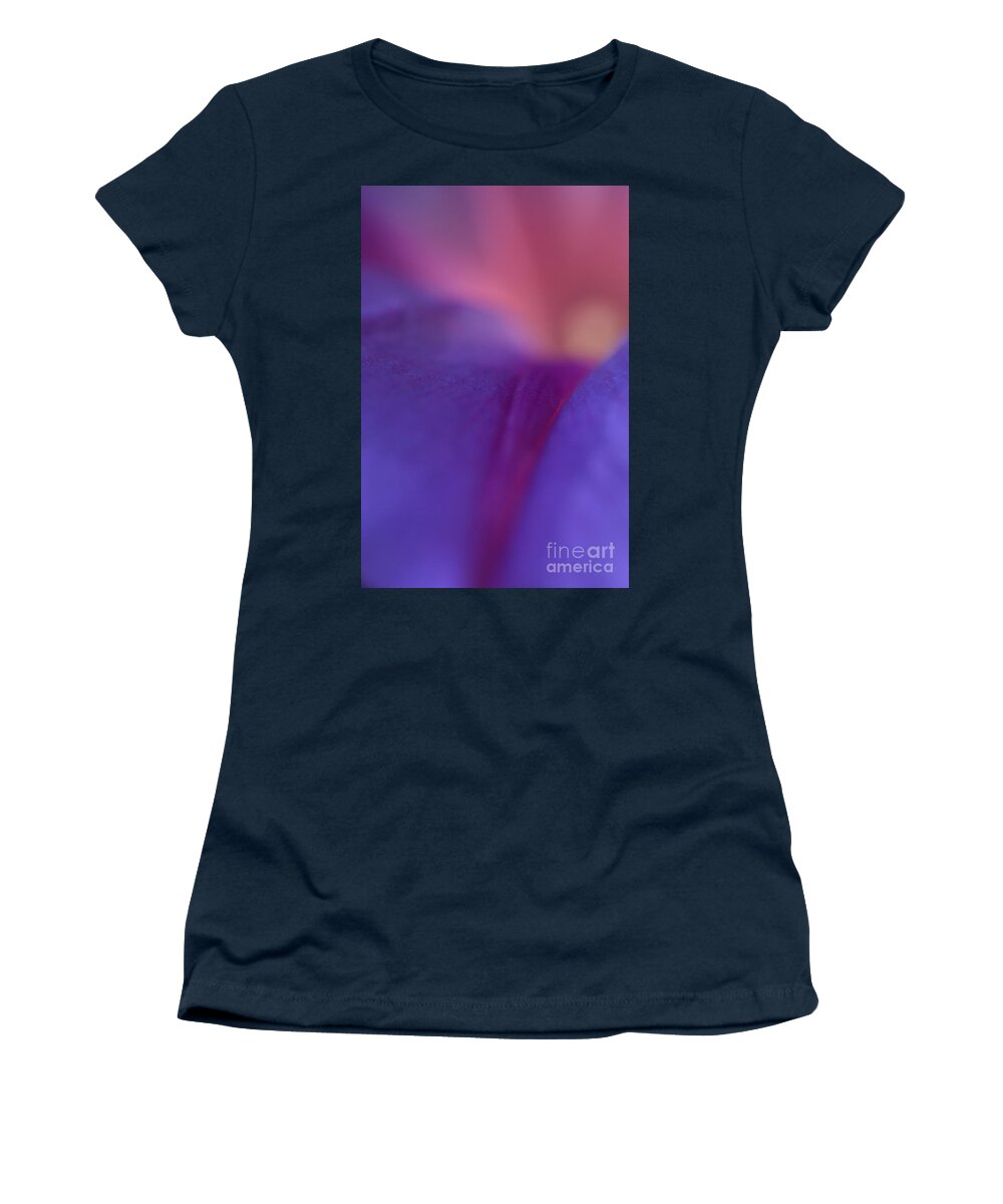 Floral Women's T-Shirt featuring the photograph Purple Glow  by John F Tsumas