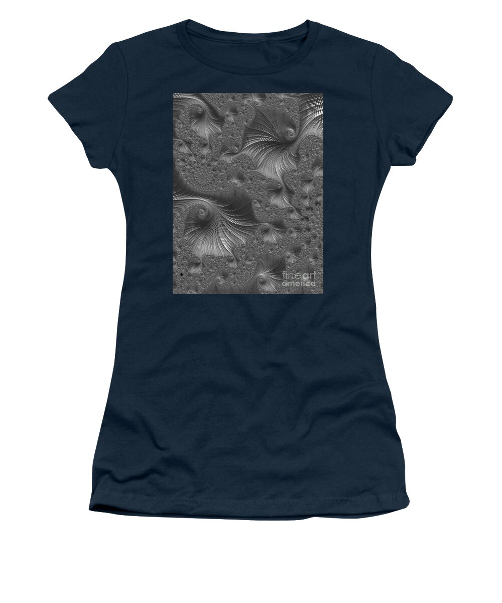Art Women's T-Shirt featuring the digital art Embossed Metal by Heidi Smith