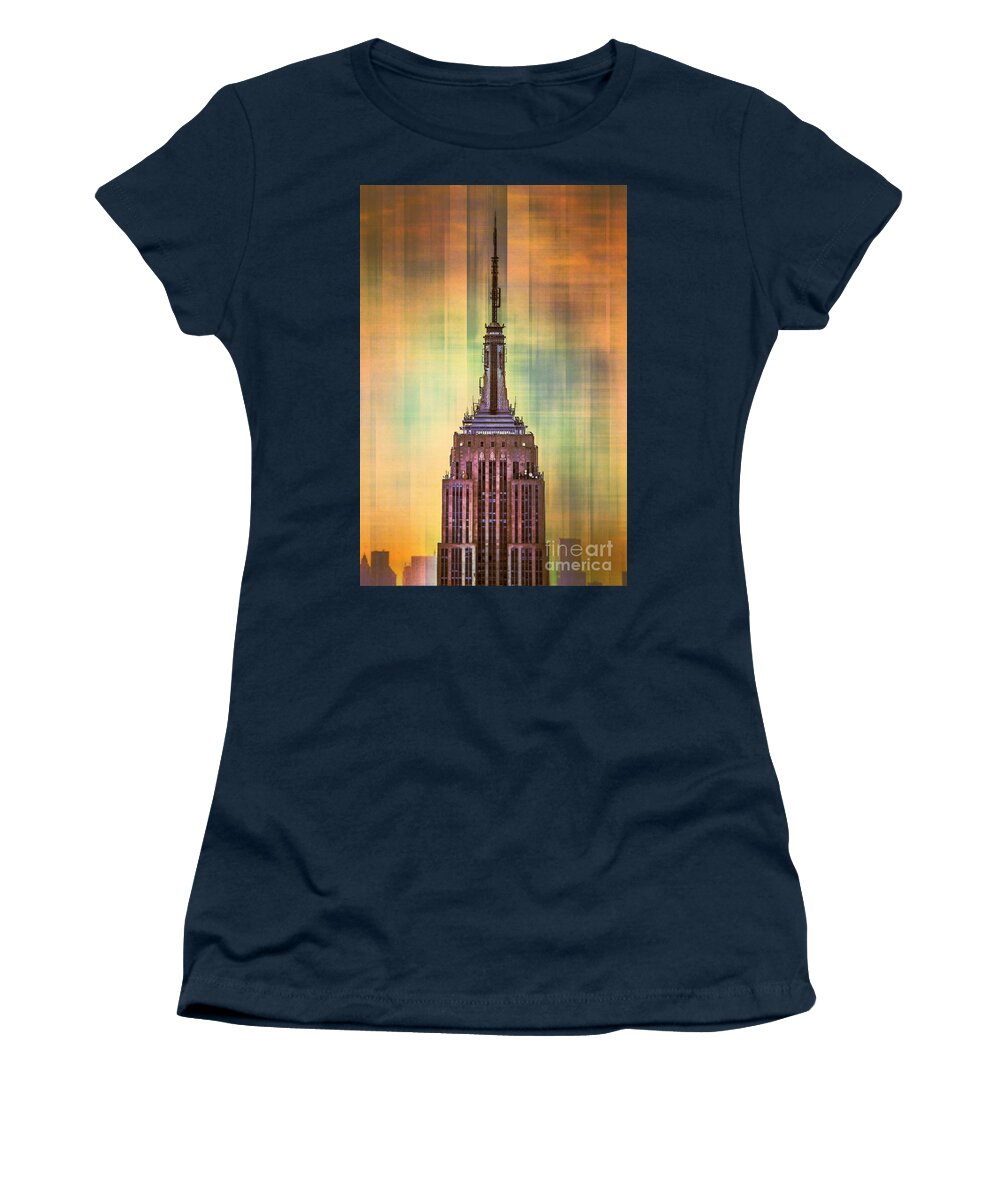 New York Women's T-Shirt featuring the photograph Empire State Building 3 by Az Jackson