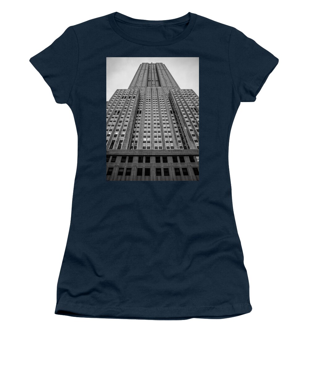 Empire State Building Women's T-Shirt featuring the photograph Empire State of Mind by Jonathan Davison