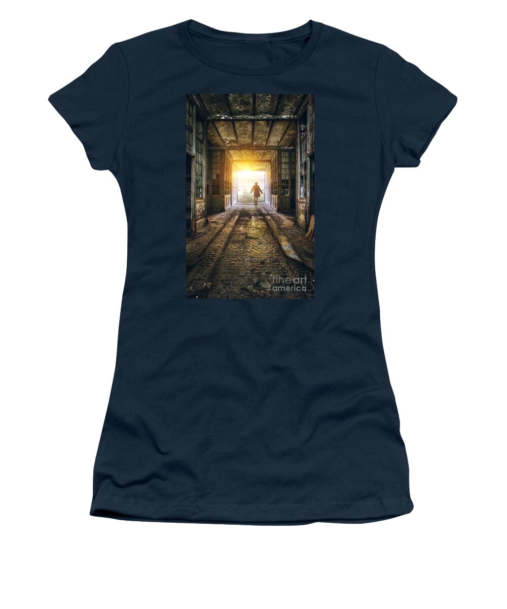 Factory Women's T-Shirt featuring the photograph Factory Chase by Carlos Caetano