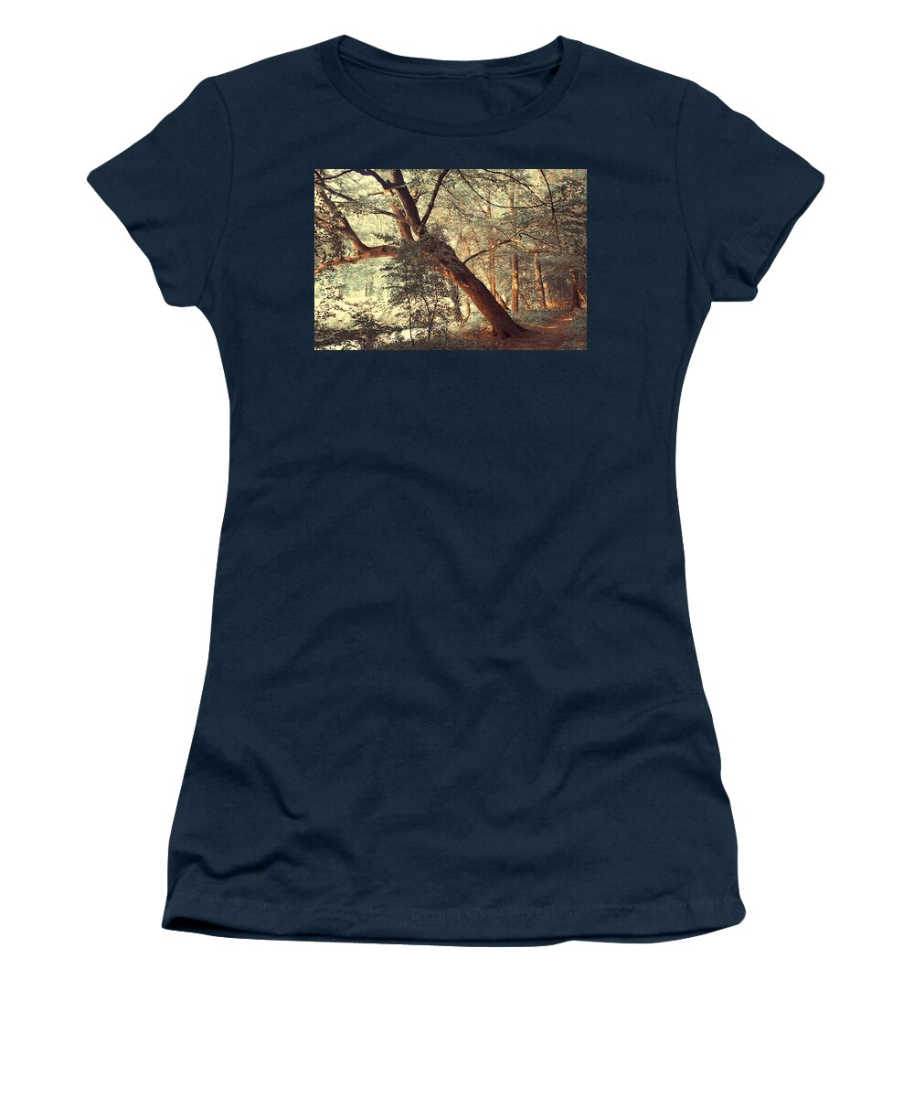 Woods Women's T-Shirt featuring the photograph Fairy Woods by Jenny Rainbow