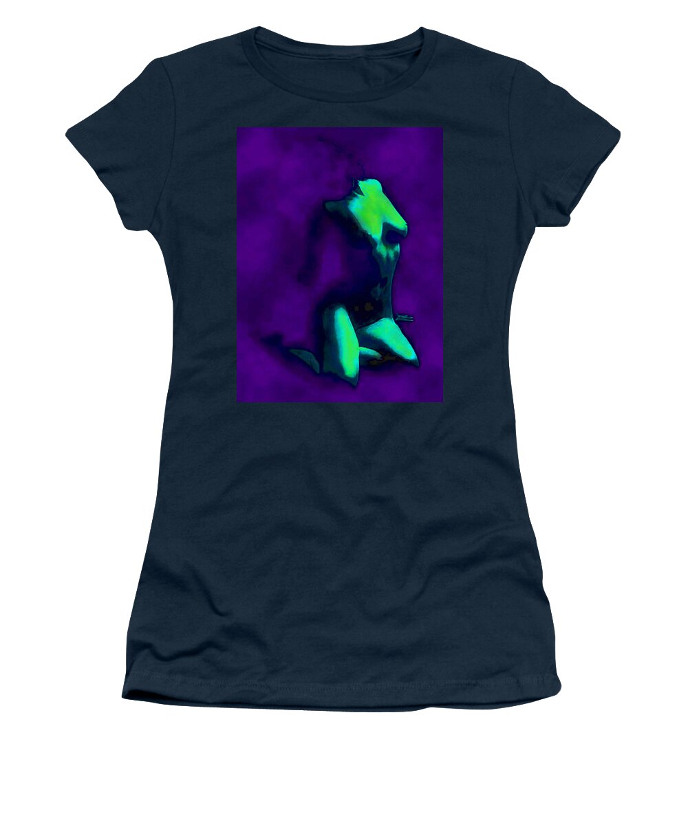 Digital Women's T-Shirt featuring the digital art Figure 1 by David Hansen