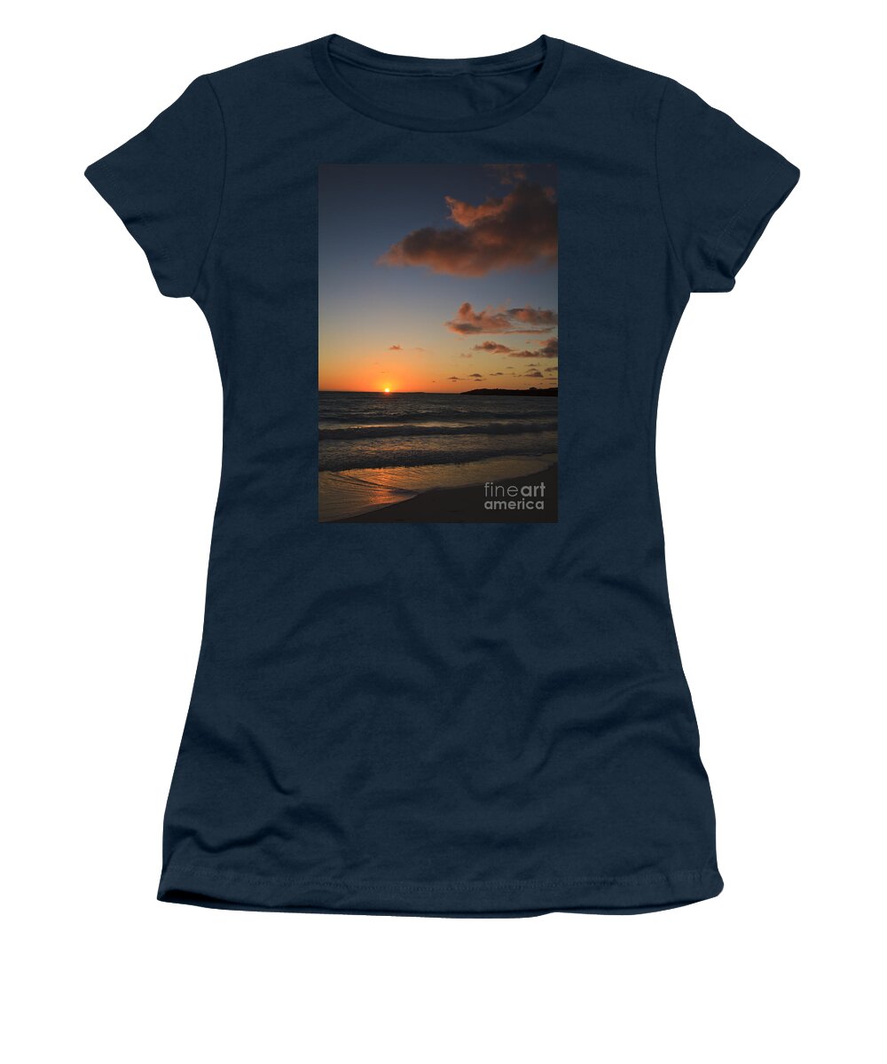 Sunrise Women's T-Shirt featuring the photograph First Light by Dennis Hedberg