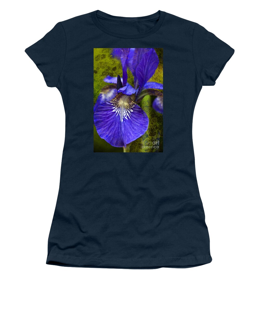 Iris Flower Women's T-Shirt featuring the photograph Fleur-de-lis by Heiko Koehrer-Wagner