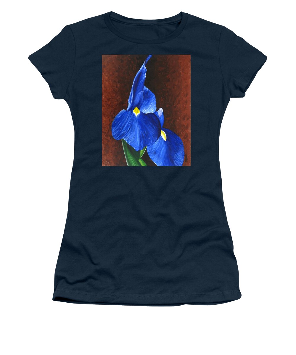 Flora Women's T-Shirt featuring the painting Flora Series-Number 8 by Jim Harper