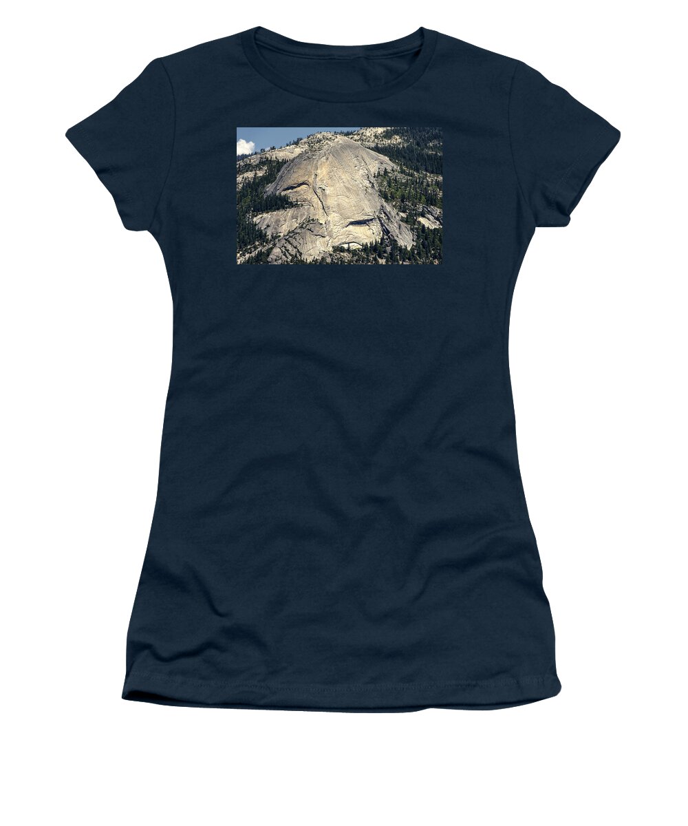 Yosemite National Park Women's T-Shirt featuring the photograph Majestic North Dome Yosemite National Park by Joseph S Giacalone