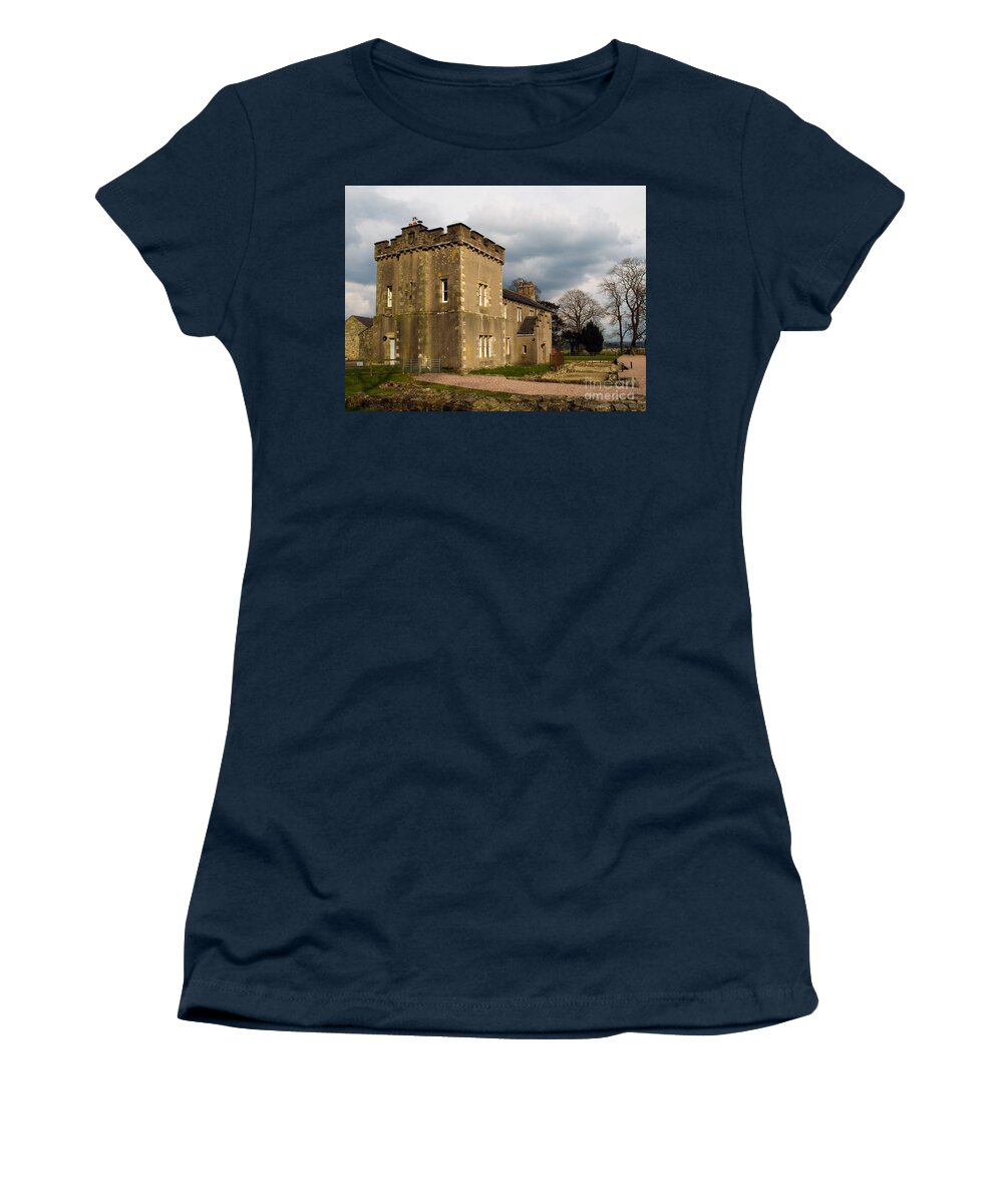 History Women's T-Shirt featuring the photograph Fortified Building, England by Tim Holt
