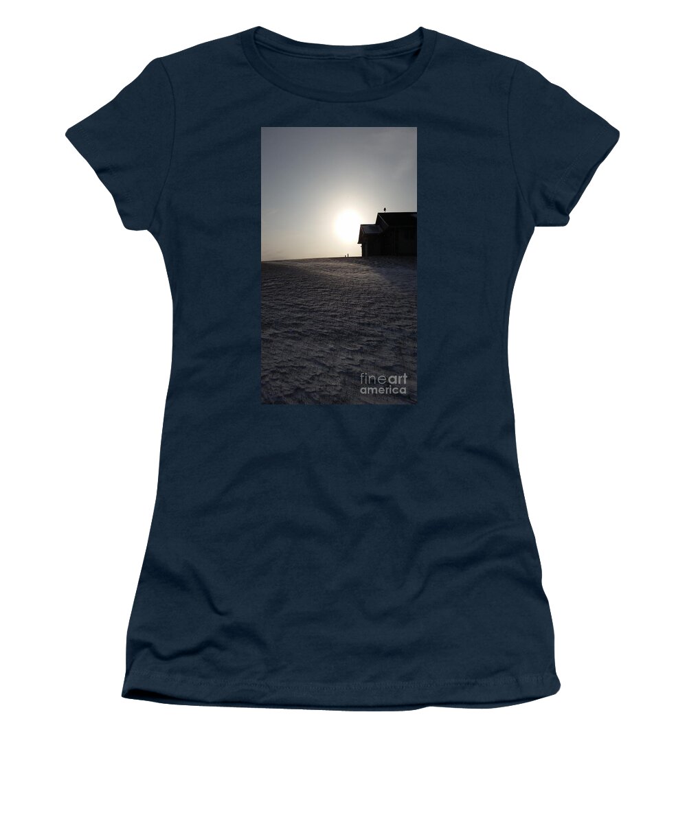 Cold Women's T-Shirt featuring the photograph Fortress of Solitude by Caryl J Bohn