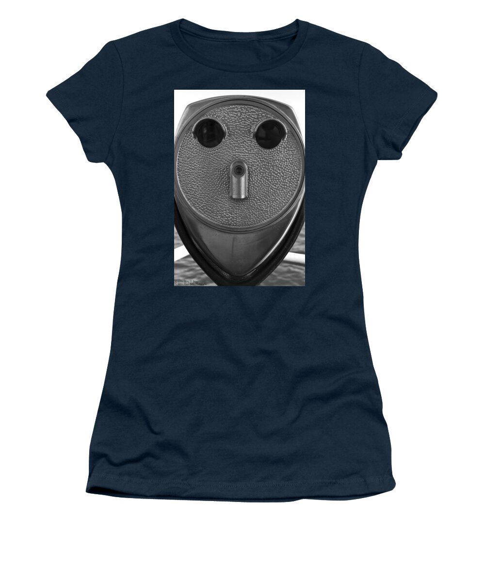 Alien Women's T-Shirt featuring the photograph From An Alien Encounter - A Message For 2015 by Hany J