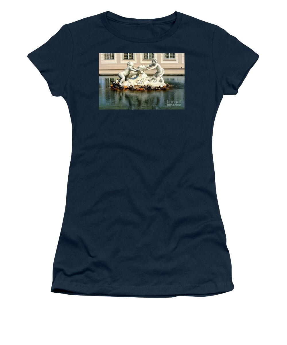 Fun On The Water Women's T-Shirt featuring the photograph Fun on the Water by Mariola Bitner