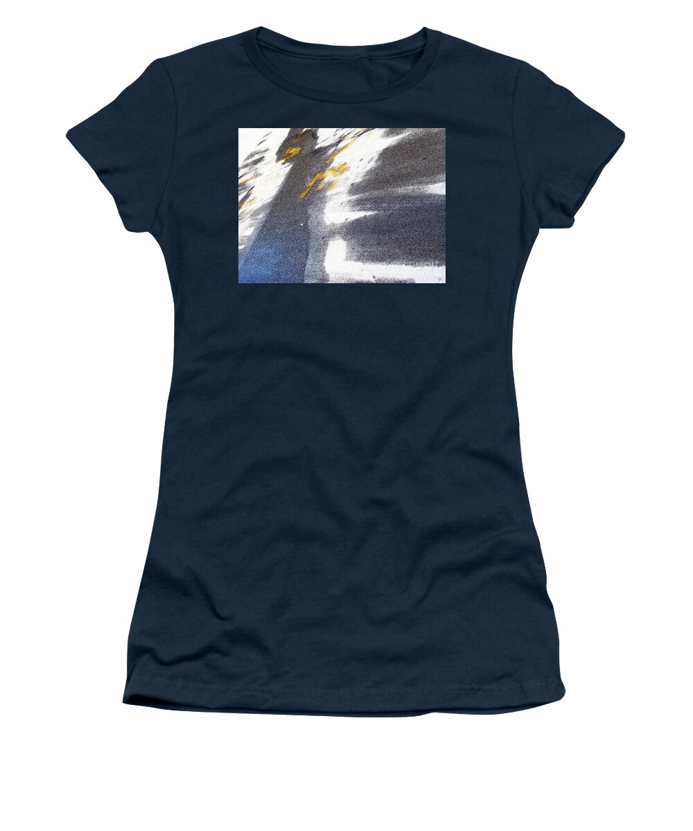Abstract Women's T-Shirt featuring the photograph Getting Away by Lyric Lucas