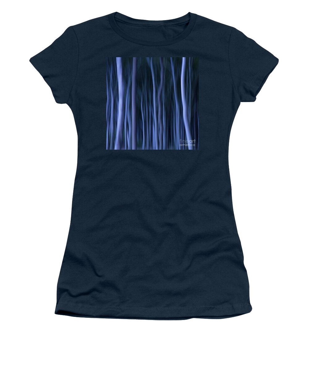 Abstract Women's T-Shirt featuring the photograph Ghost Forest by Heiko Koehrer-Wagner
