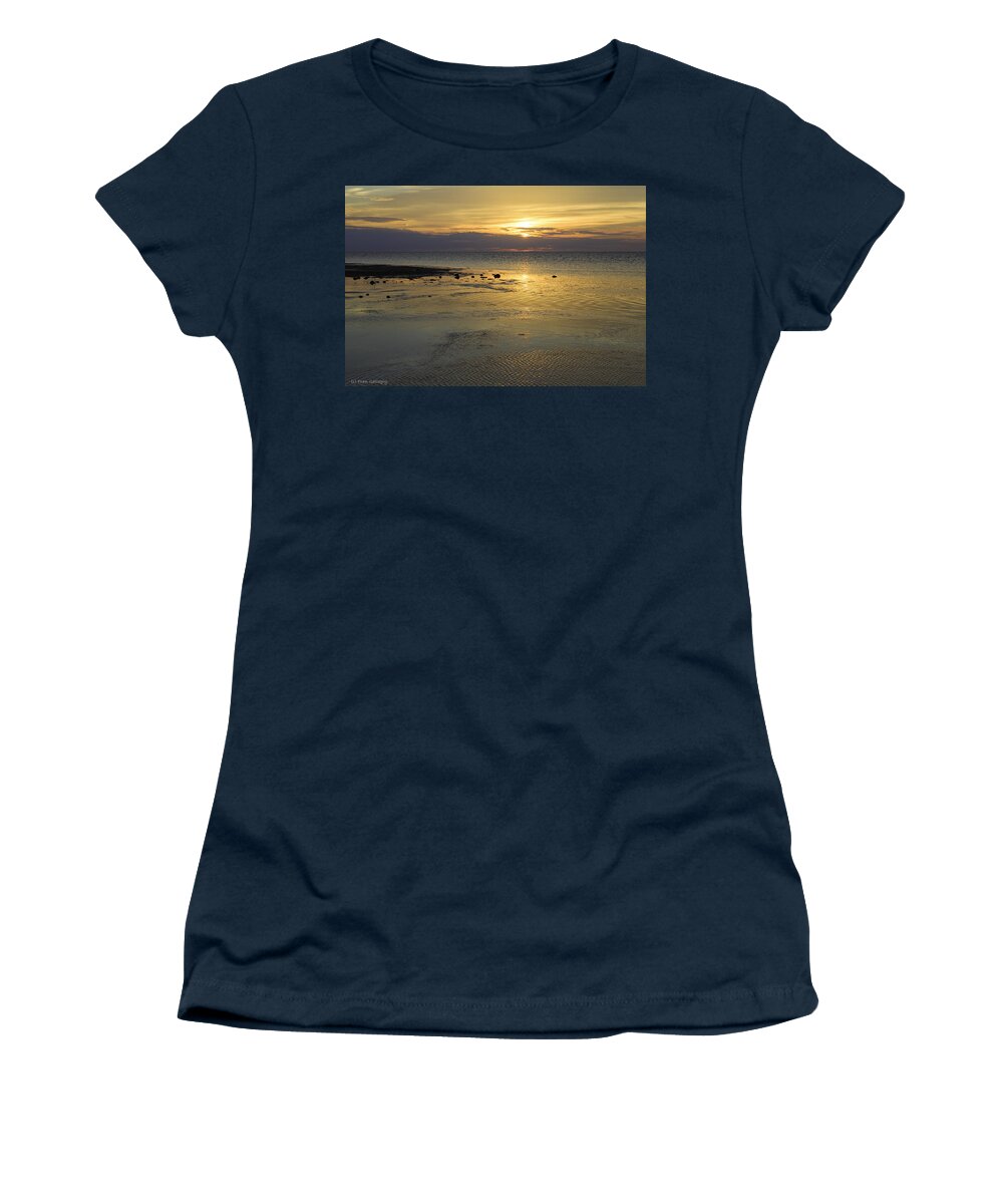 Sunrise Women's T-Shirt featuring the photograph Good Morning Florida Keys V by Fran Gallogly