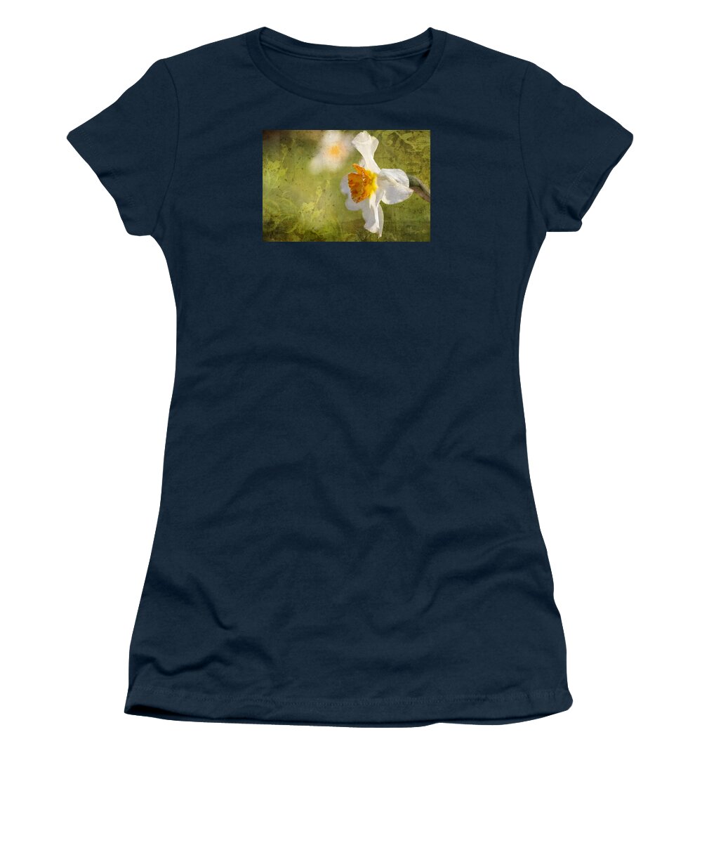 Flower Artwork Women's T-Shirt featuring the photograph Halfway There by Mary Buck