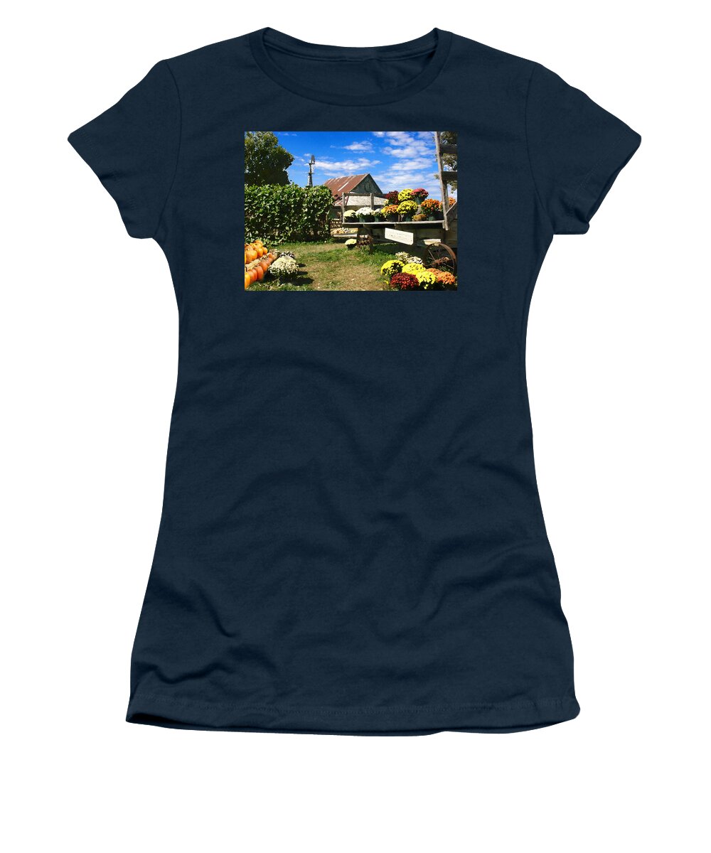 Farm Women's T-Shirt featuring the photograph Happy Thanksgiving 2013 by Steve Karol