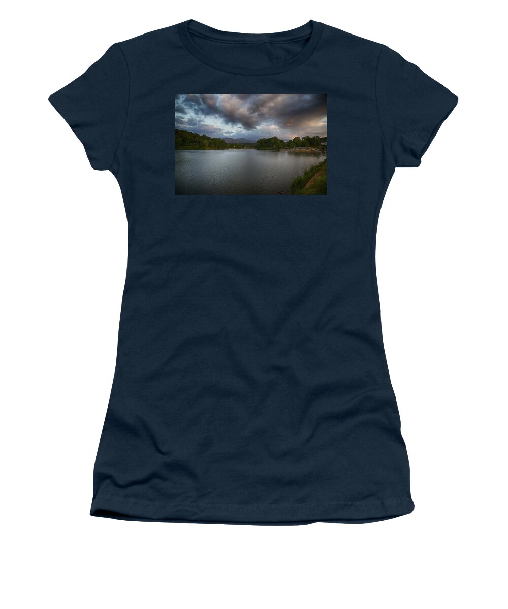Lake Junaluska Women's T-Shirt featuring the photograph Heaven takes a look by Dennis Baswell