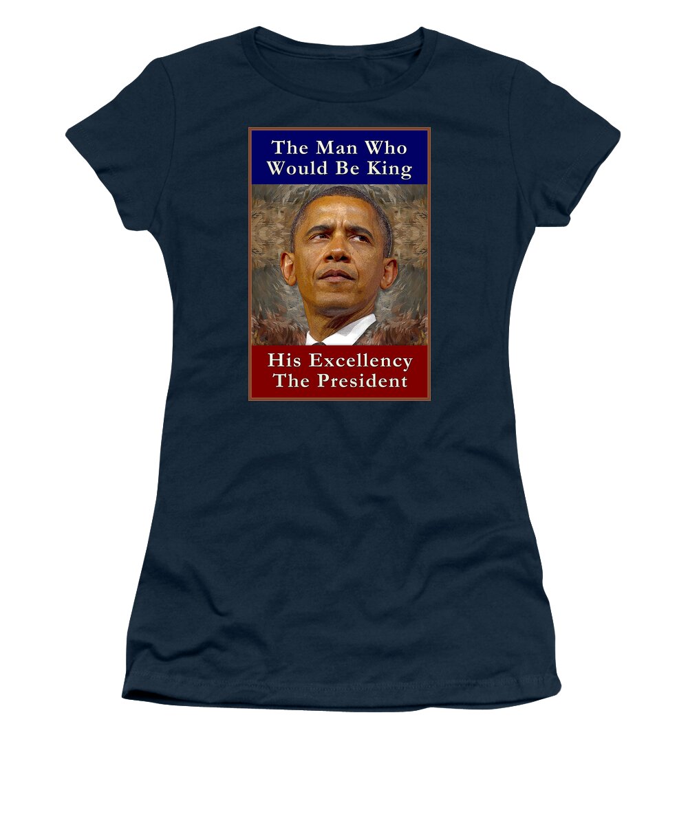 Progressive Women's T-Shirt featuring the painting His Excellency Barack Obama by Will Barger