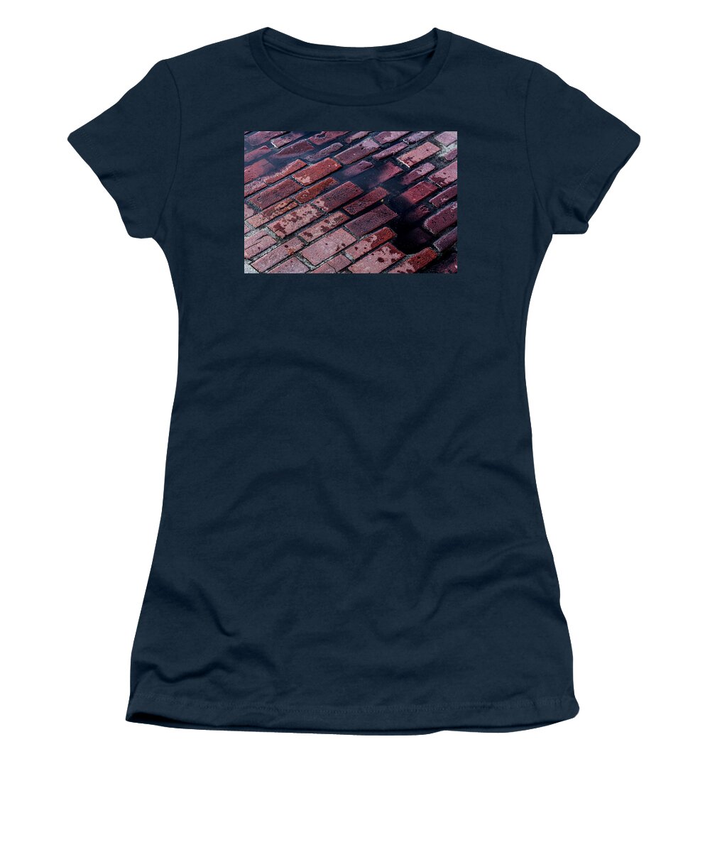 Andrew Pacheco Women's T-Shirt featuring the photograph Hit The Bricks by Andrew Pacheco