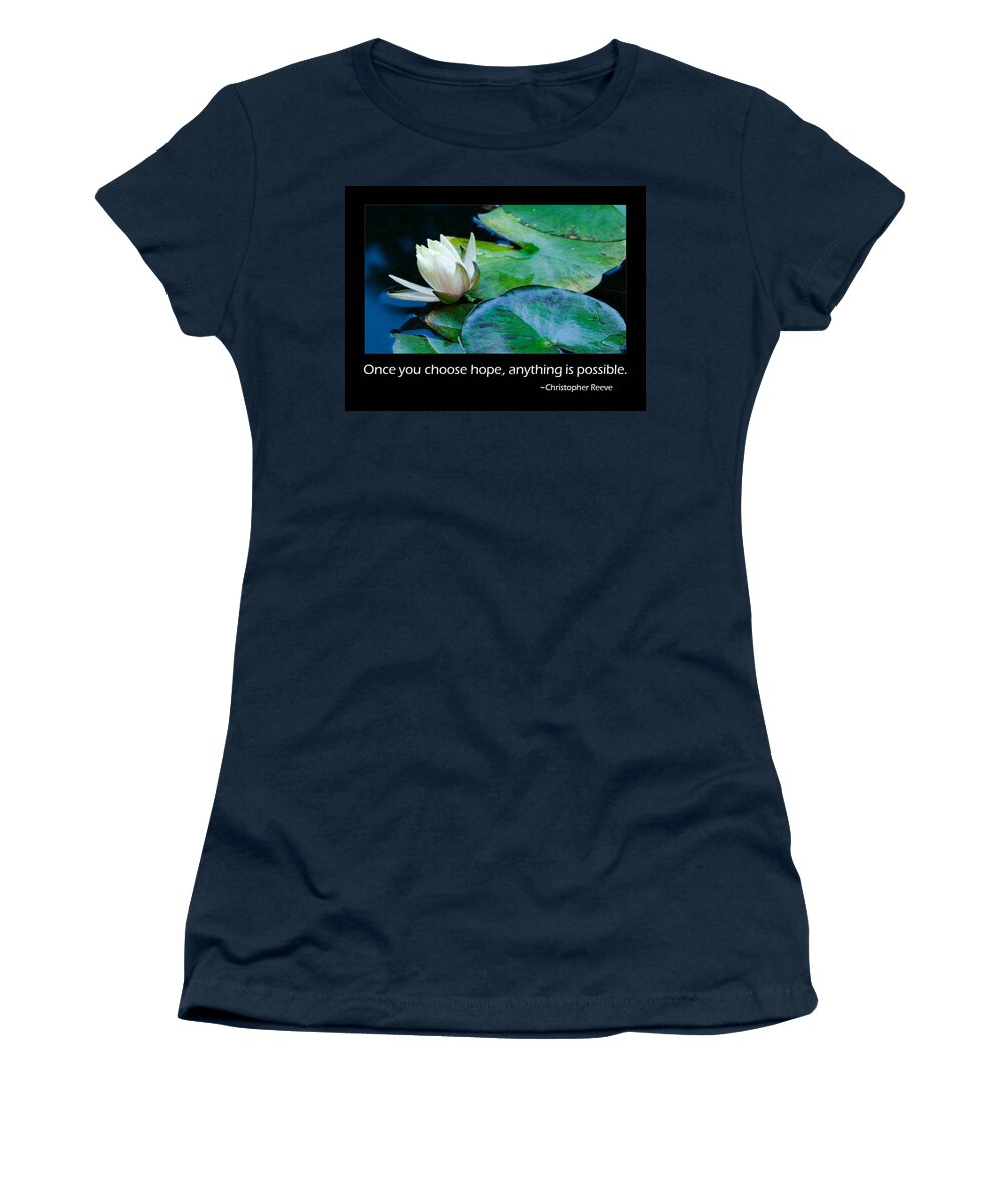 Hope Women's T-Shirt featuring the photograph Hope by Don Schwartz