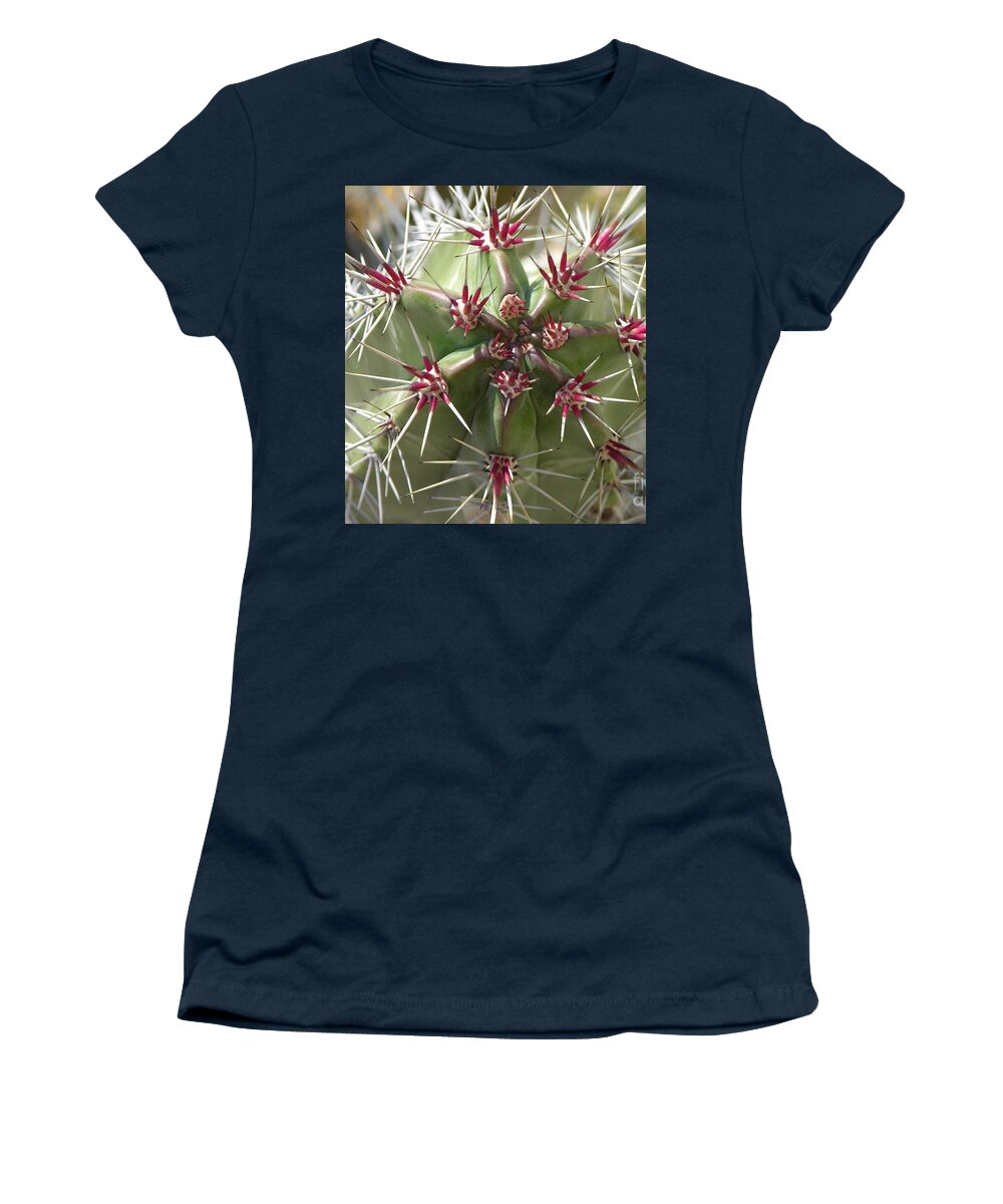 Cactus Women's T-Shirt featuring the photograph I Get the Point by Mariarosa Rockefeller