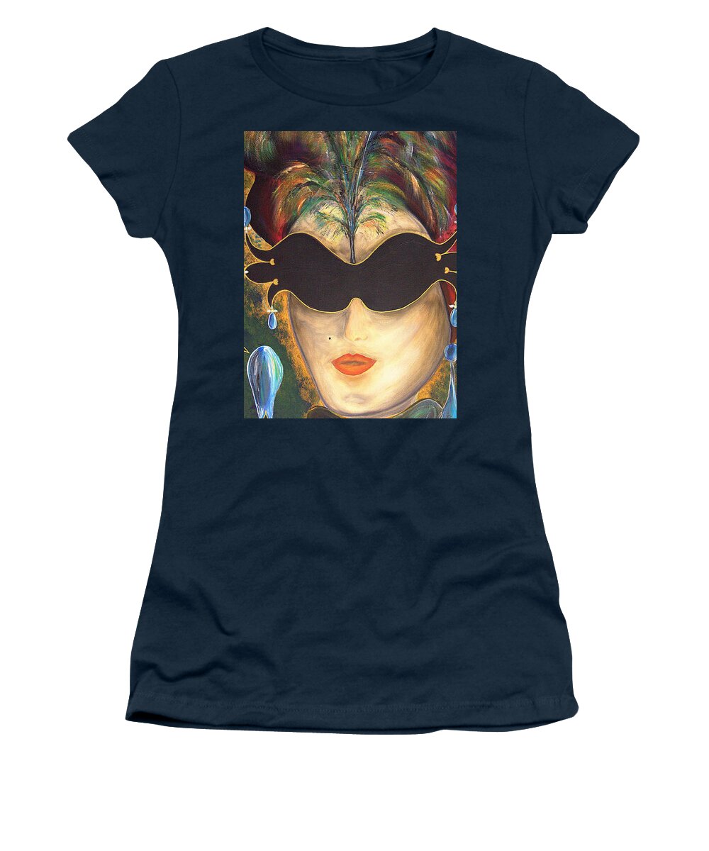 Carnival Women's T-Shirt featuring the painting I put a spell on you by Jolanta Anna Karolska