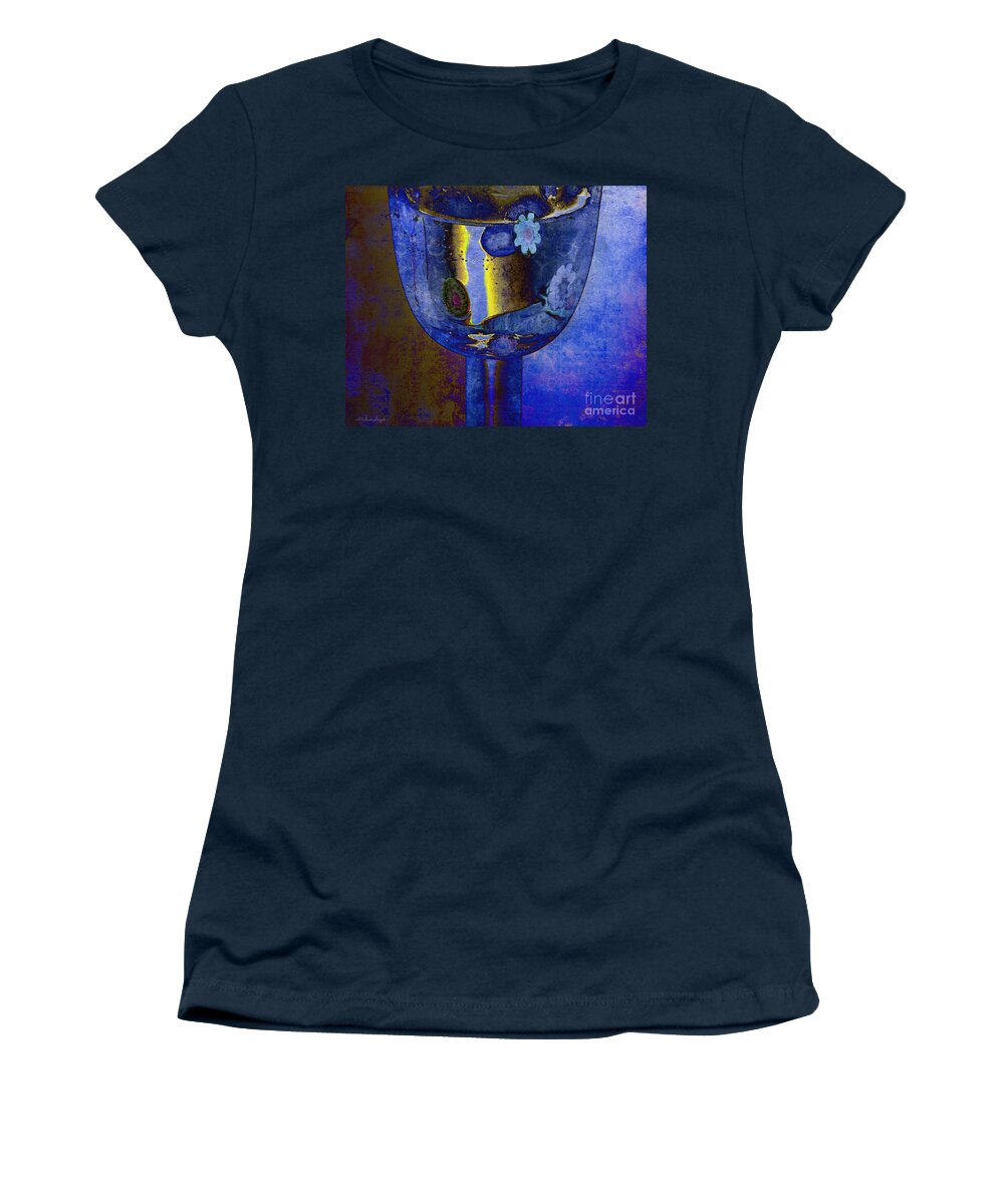Nag004085 Women's T-Shirt featuring the photograph In Vino Veritas by Edmund Nagele FRPS